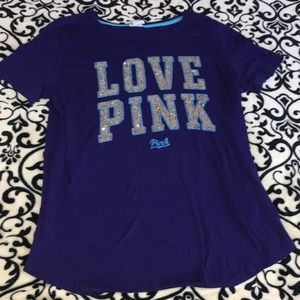 navy blue victoria’s secret shirt